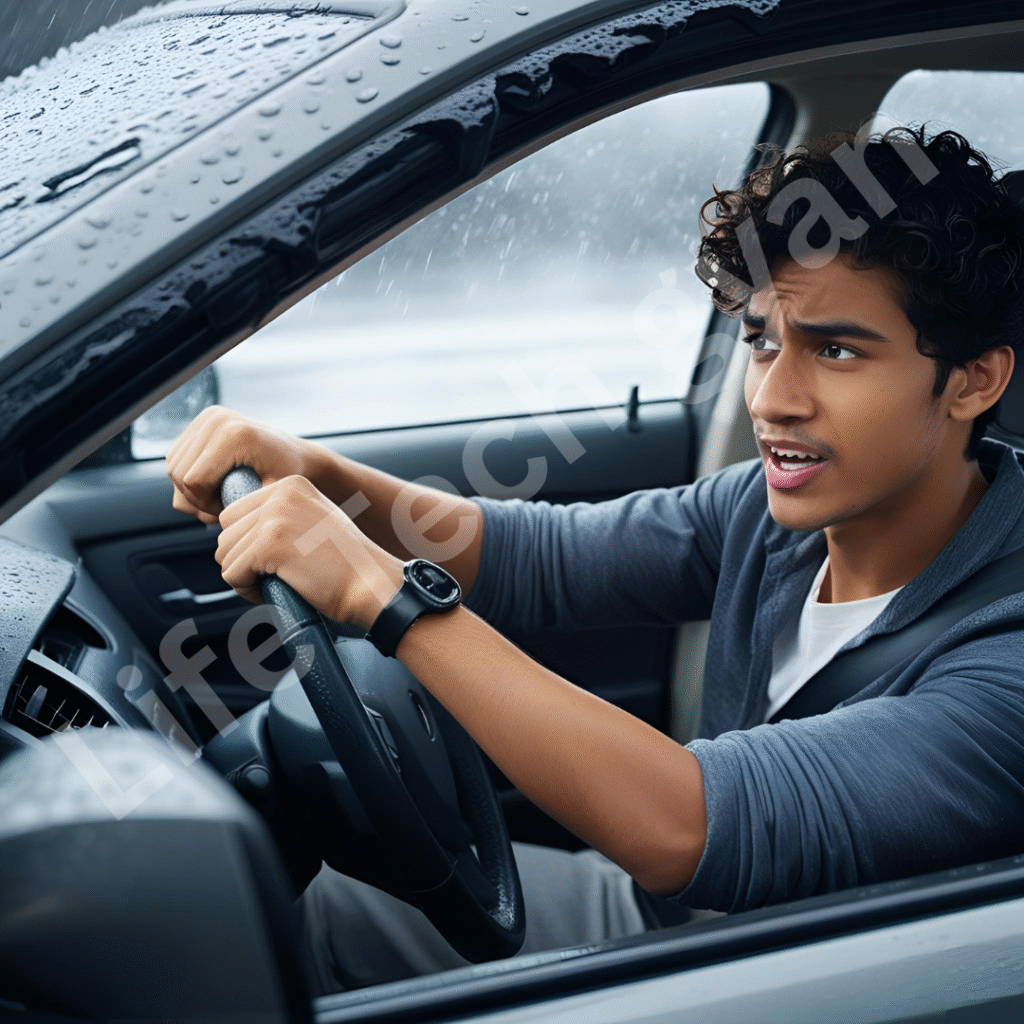Unmindful Moments of Love 3 Bala drives angrily through the drizzle. Unmindful Moments of Love