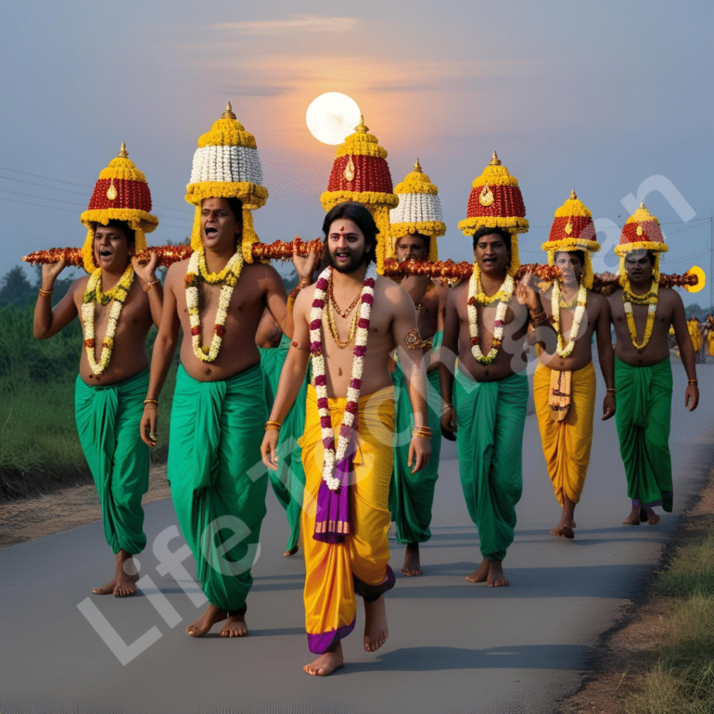 Unmindful Moments of Love 4 Bala joins the padayatra to Palani with his family and friends. Unmindful Moments of Love